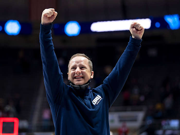 Paul Mills, coach of Oral Roberts